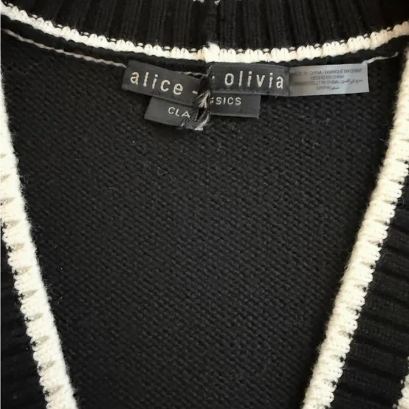 Alice + Olivia
Bradford Tipped Cardigan - Picture 12 of 12